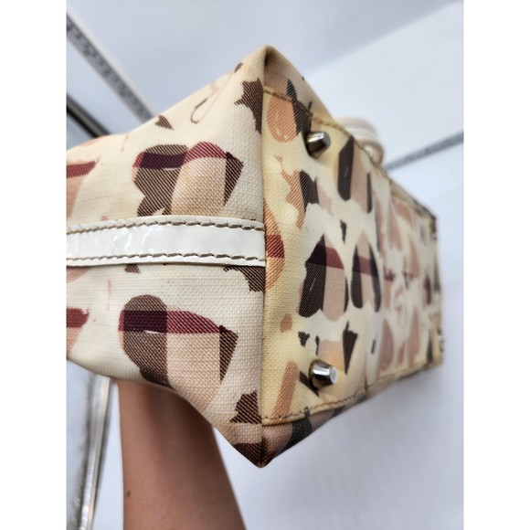 BURBERRY NOVACHECK HEART TOTE BAG 211BURXGH - Picture 6 of 15